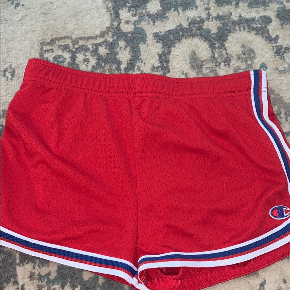Red shorts